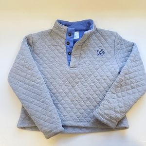 Prodoh Gray Quilted 1/4 Button Pullover Boys 5T
